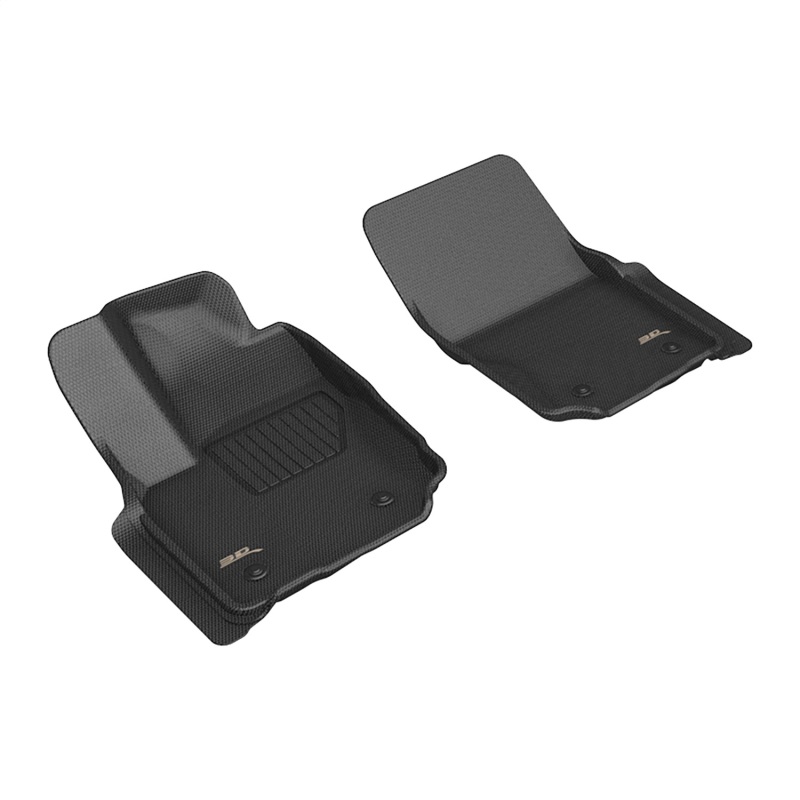 Toyota 4Runner Floor Mats - Front - 3D MAXpider - Kagu - Black - `25-`26